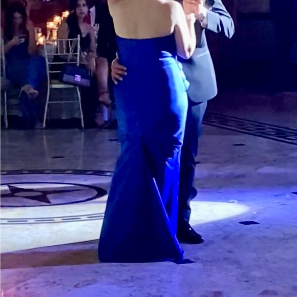 Stunning Frascara Evening Gown. All details of size are in attached photos - Picture 15 of 16